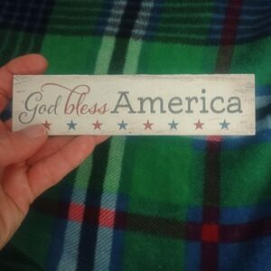 God Bless America Sign
